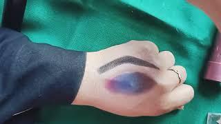 hand eye makeup step by step tutorial makeup ## Poonam kushwaha # youtube videos #@@