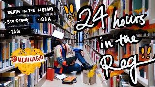 24HRS IN THE LIBRARY @UChicago | Q&A, Tag, Studying for Finals