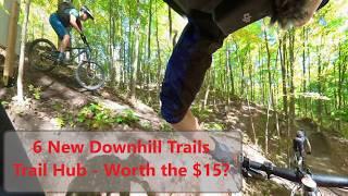 Sending it on Six New Downhill Trails \/  Trail Hub Durham Mountain Biking #shorts