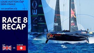 Louis Vuitton Cup Semi-Finals Race 8 Recap - INEOS Britannia vs. Alinghi Red Bull Racing