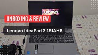 Lenovo IdeaPad 3 Slim 15IAH8 Intel Core i5-12450H - Unboxing Lenovo ideapad latest laptop 2024