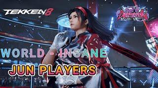 Tekken 8 - World - insane Jun Players - High level Gameplay