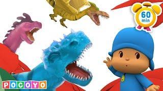  Pocoyo DISCOVERS a DINOSAUR?!  | Pocoyo English | 1 HOUR Toys and Fun for Kids | Kids Cartoons