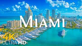 MIAMI 4K Amazing Aerial Film - Miami's Iconic Beaches And Sky High Views - Video 4K HDR