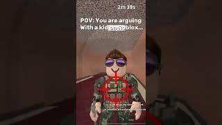 POV:You’re arguing with a kid on Roblox…#roblox #funny #mm2