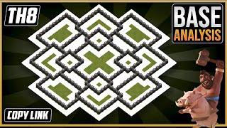 LEGENDARY TH8 HYBRID/TROPHY[defense] Base 2025!! Town Hall 8 Hybrid Base Design – Clash of Clans COC