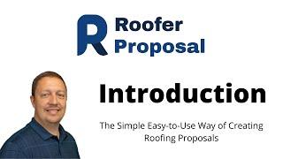 Introducing the Roofer Proposal App!!