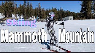 Skiing in Mammoth Mountain for Beginer | Dành cho những bạn bắt đầu tập Skiing.