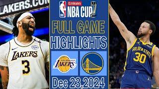 Los Angeles Lakers VS Golden State Warriors Full Game Highlights Dec 23,2024 | NBA Highlights Today