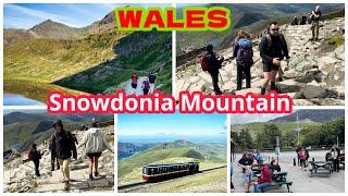 Wales 󠁧󠁢󠁷󠁬󠁳󠁿 Snowdon Mountain Railway // Ride To Roof Of Wales 2024