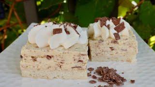 STRACCIATELLA KOCKE, ODLIČAN  KREMASTI KOLAČ