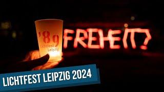 Lichtfest Leipzig 2024 - in Erinnerung an 35 Jahre Friedliche Revolution