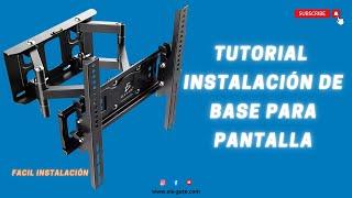 TUTORIAL Soporte para TV/Monitor de 32″ a 70″ #elegate