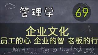 【管理学】   企业文化 | 员工的心、企业的智、老板的行     #管理学#系列课程