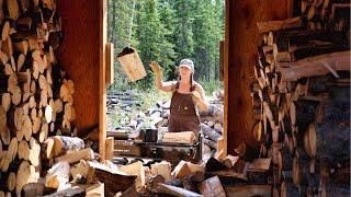 Cut Split Stack | Restocking the Woodshed & Installing a New Wood Stove