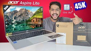 Acer Aspire Lite Laptop Unboxing - Best Laptop For Students Under 50k | i5 12th gen