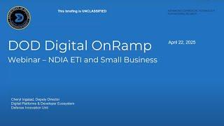One Digital Destination, Millions of Opportunities - Defense Innovation Unit’s Digital OnRamp