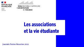 Les associations étudiantes - ENSA Toulouse