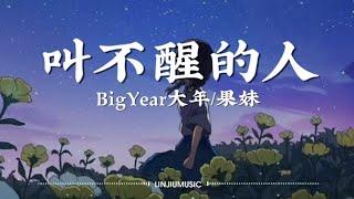 BigYear大年/果妹-叫不醒的人〖爱是假装不来的，装睡的人叫不醒，别再假惺惺，有些话我也装着没听清〗【动态歌词】