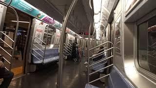 MTA NYC Subway: R160A Alstom F Train via C Line from Fulton St to Carroll St