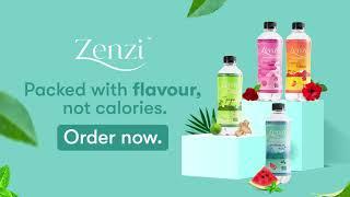 Zenzi – 100% Natural Sparkling Water that’s packed with flavour, not calories