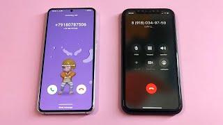 Samsung Galaxy S21 vs Apple iPhone 11 Incoming call & Outgoing call