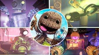 Little Big Planet 3 All Bosses Fight (No Damage)