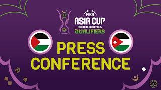 Palestine v Jordan - Press Conference - FIBA Asia Cup 2025 Qualifiers