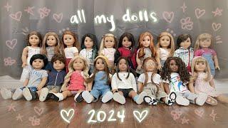 All My American Girl Dolls (2024)