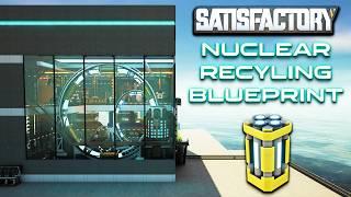 Easy Plutonium Fuel Rods BLUEPRINT. Satisfactory 1.0