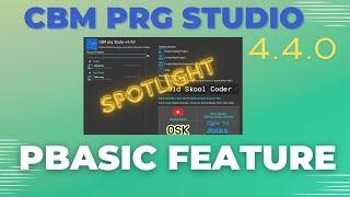 CBM Prg Studio Spotlight: P-Basic feature