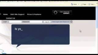 Accessing Support From Websiteforge Homepage  - Websiteforge Ecommerce Website