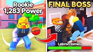 I Went From Trash ROOKIE to PRO and Dunked on LEBRON JAMES in Dunk Battles!