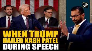 "Thank you Kash..." President Donald Trump gives a shout out to FBI Director Kash Patel