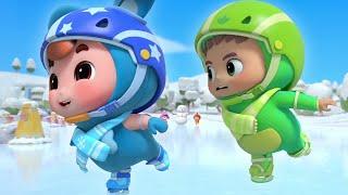 GoGo Bus | Ice Skating | Car Cartoons For Kids | Cartoon Candy