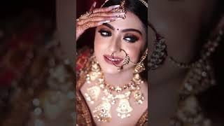 Bridal Makeup By Aish & Shreya Makeovers . For Bookings 9999896241 #youtubeshorts #bridalmakeup #mua