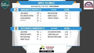 Wangaratta Magpies CC v Beechworth Wanderers CC