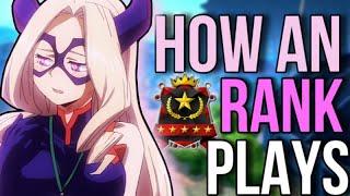 How An ACE RANK Player Plays Mt Lady In My Hero Ultra Rumble!