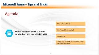 How To Mount File Share As Network Drive Using Point to Site (P2S) VPN