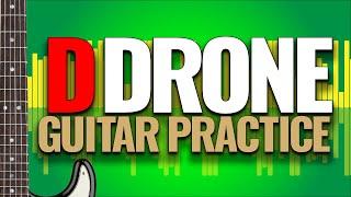 D DRONE Backing Track and Guided Guitar Practice (10-minutes)