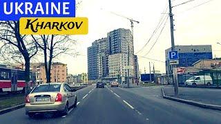 Ukraine Kharkiv city Car ride