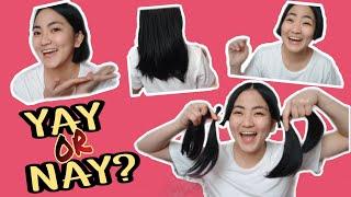 HOW I CUT MY LONG HAIR TO SHORT BOB | DIY Haircut