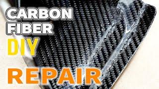 How to repair cracked and damaged carbon fibre parts with epoxy resin  [DIY]