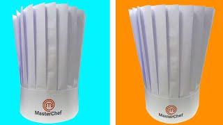 How To Make Master Chef Cap | How To Make Master Chef Hat | How To Make Chef Hat With Paper |DIY Hat