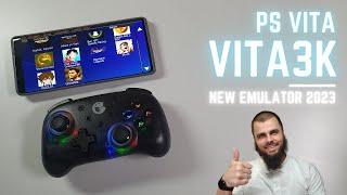 VITA3K Review I New PS Vita Emulator for Android I Snapdragon 8 GEN 2 Gaming test I Settings I 2023