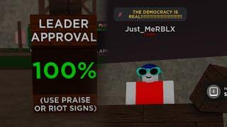 Becoming a Leader Of Country in Roblox | Generic Roleplay Gaem