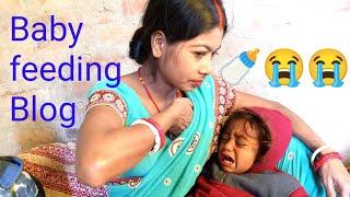 Baby feeding mother milk time।।@anju vlogs#youtube #blogs