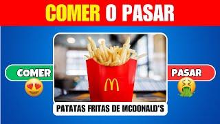 Comer O Pasar - ¡Edición COMIDA CHATARRA! ¡Descubre los Sabores Más Sorprendentes!