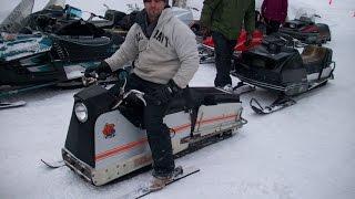 Harrisville NY 2011 vintage snowmobile ride Part 2