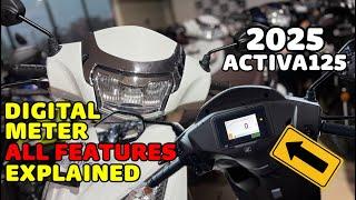 2025 Honda Activa 125 New Model Digital Meter All Features Explained | Activa 125 New Model 2025